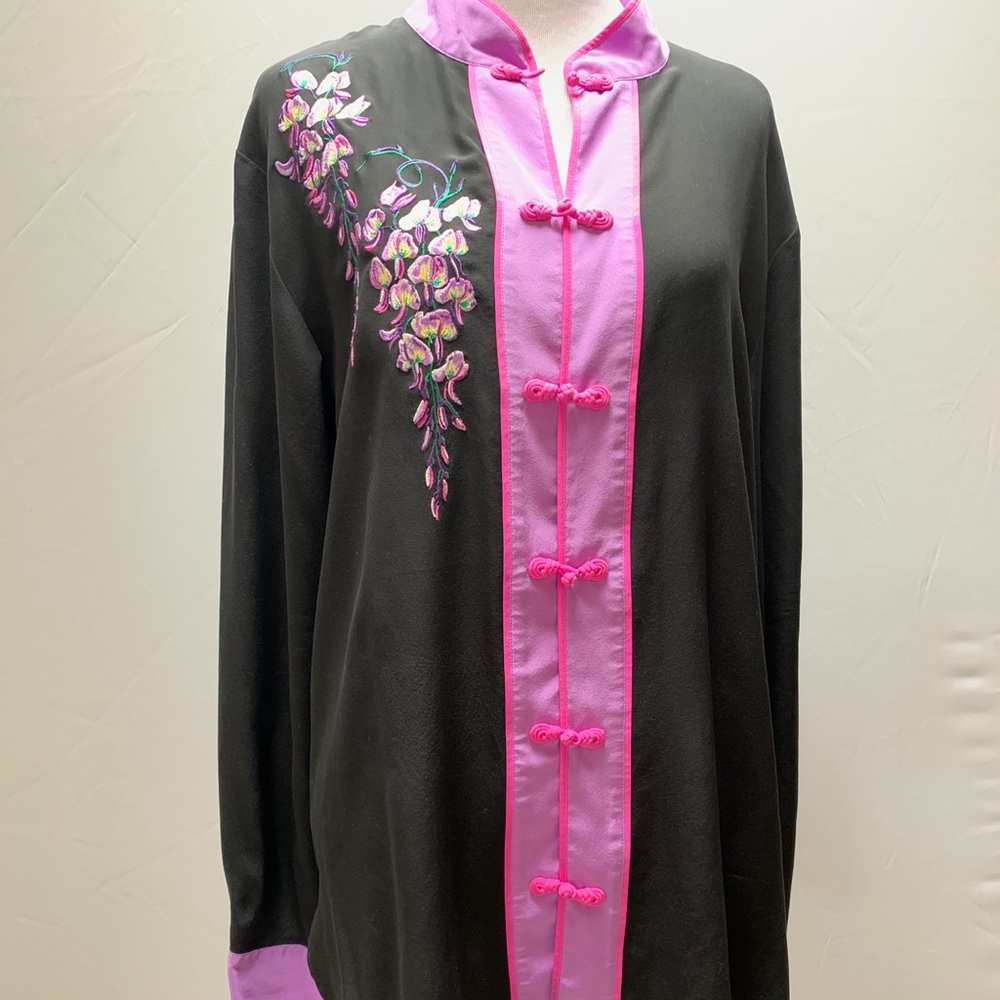 100% Silk Bob Mackie Kimono Style Top